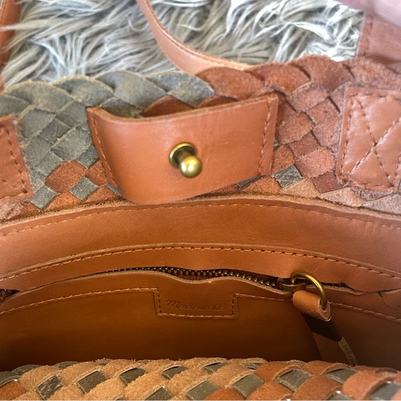 MADEWELL rare woven leather small transport crossbody - Picture 9 of 10
